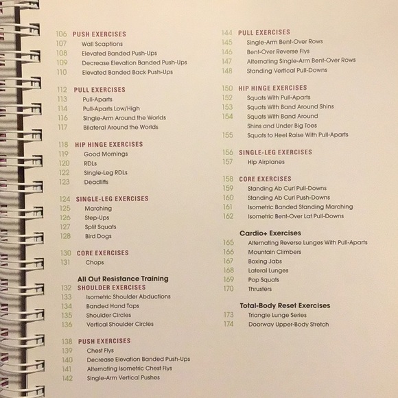 Prevention Easy Resistance Band Slim-Down spiral hard cover book - Picture 4 of 4